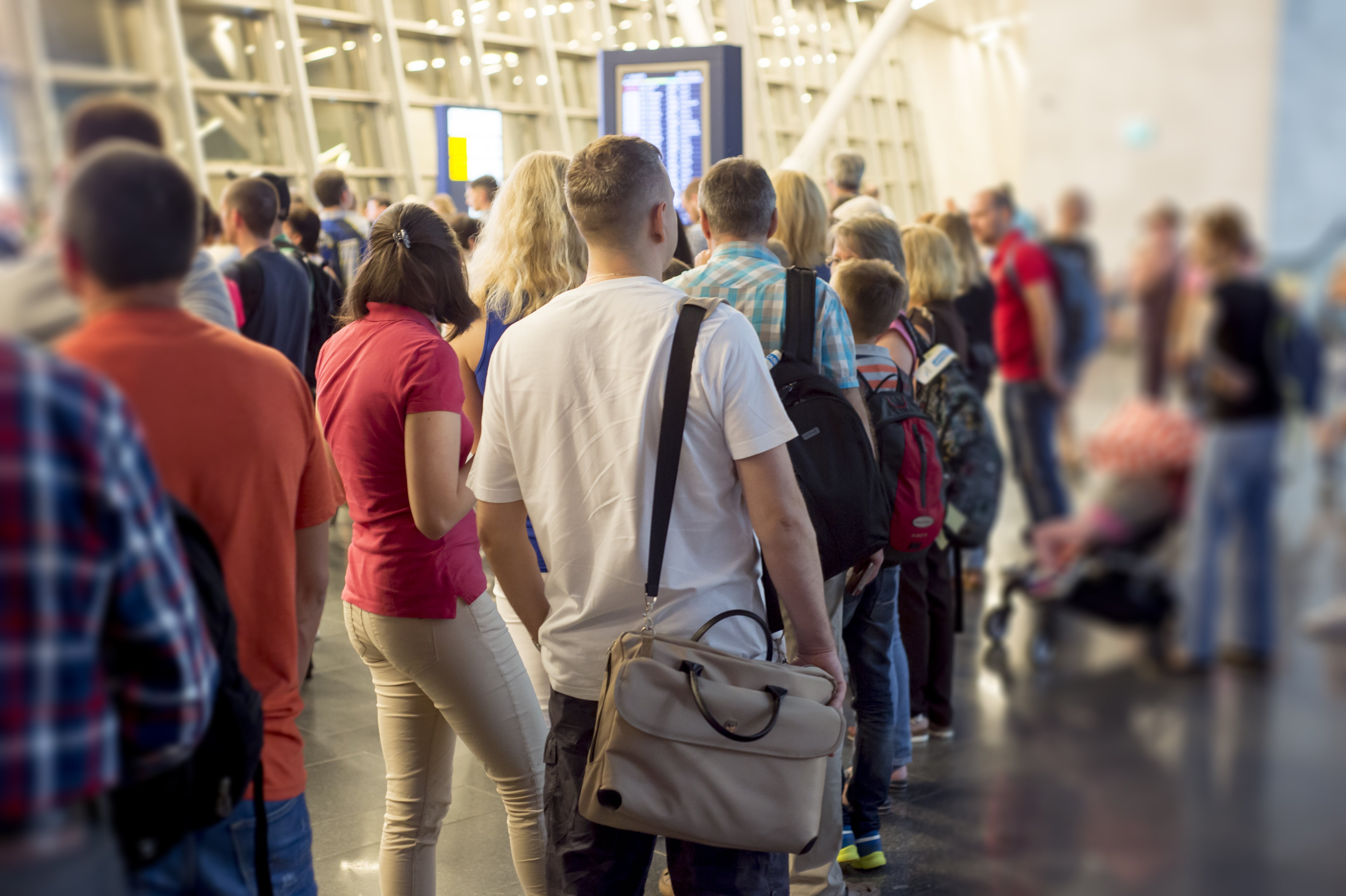 Airport Boarding Line