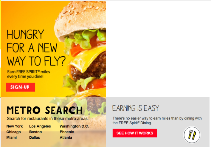 FREE Spirit Dining Program Earning