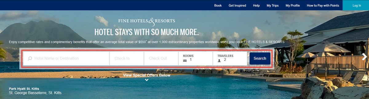 How To Search For Fine Hotels and Resorts