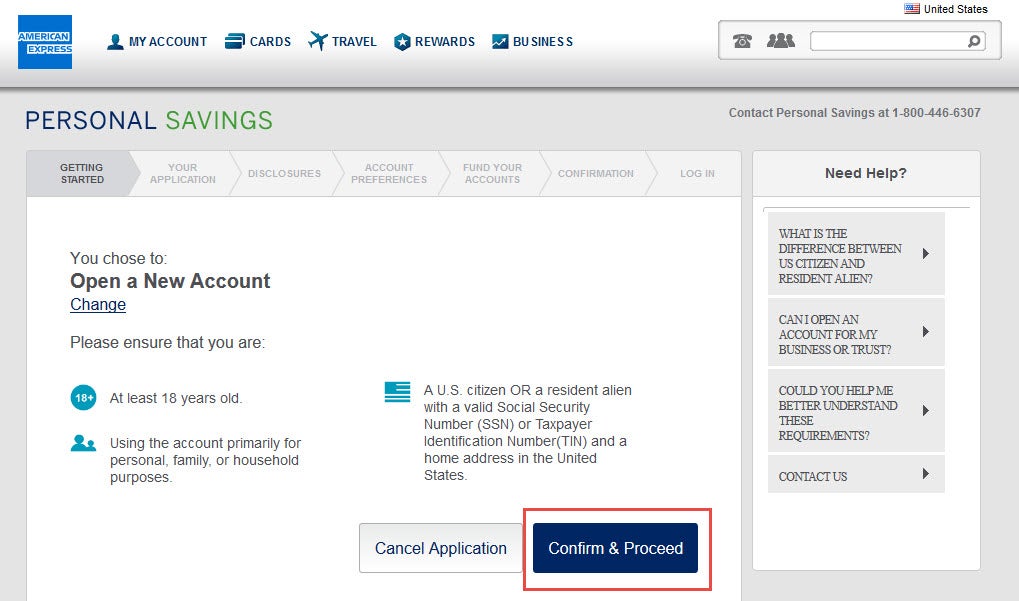 How To apply for an amex savings account