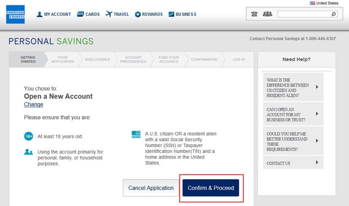 How To apply for an amex savings account