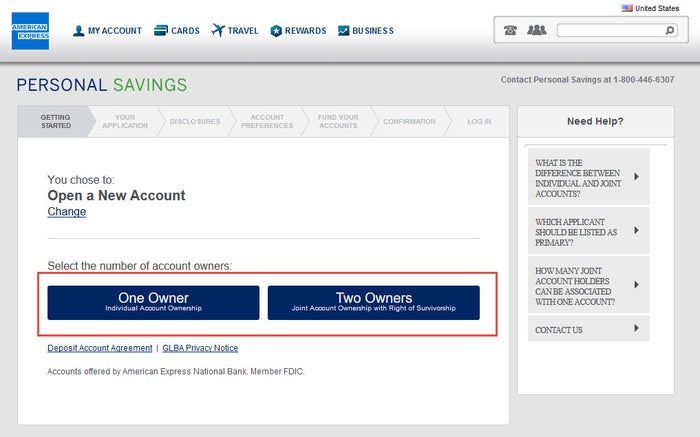How To apply for an amex savings account