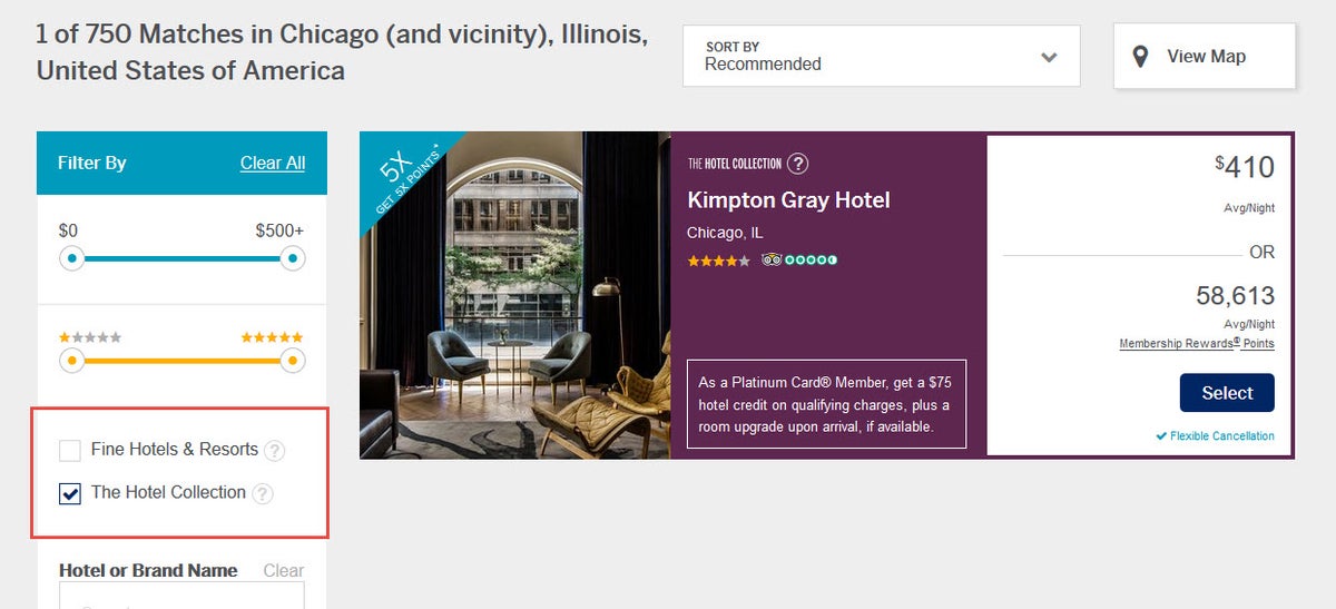 How To book Amex Hotel Collection