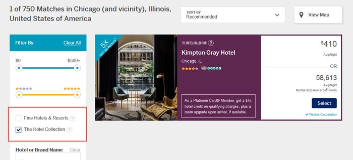 How To book Amex Hotel Collection