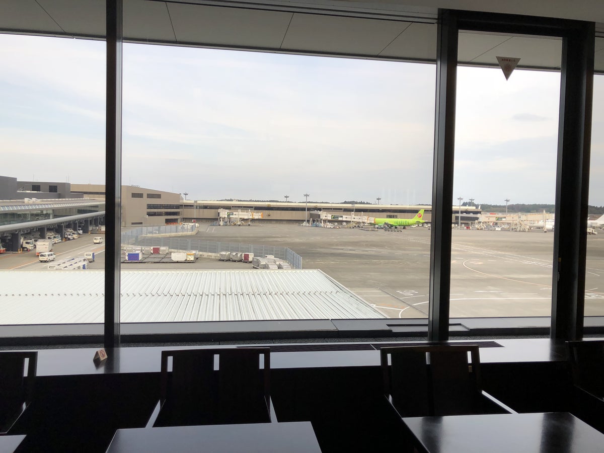 View of Tarmacs from Japan Airlines First Class Lounge