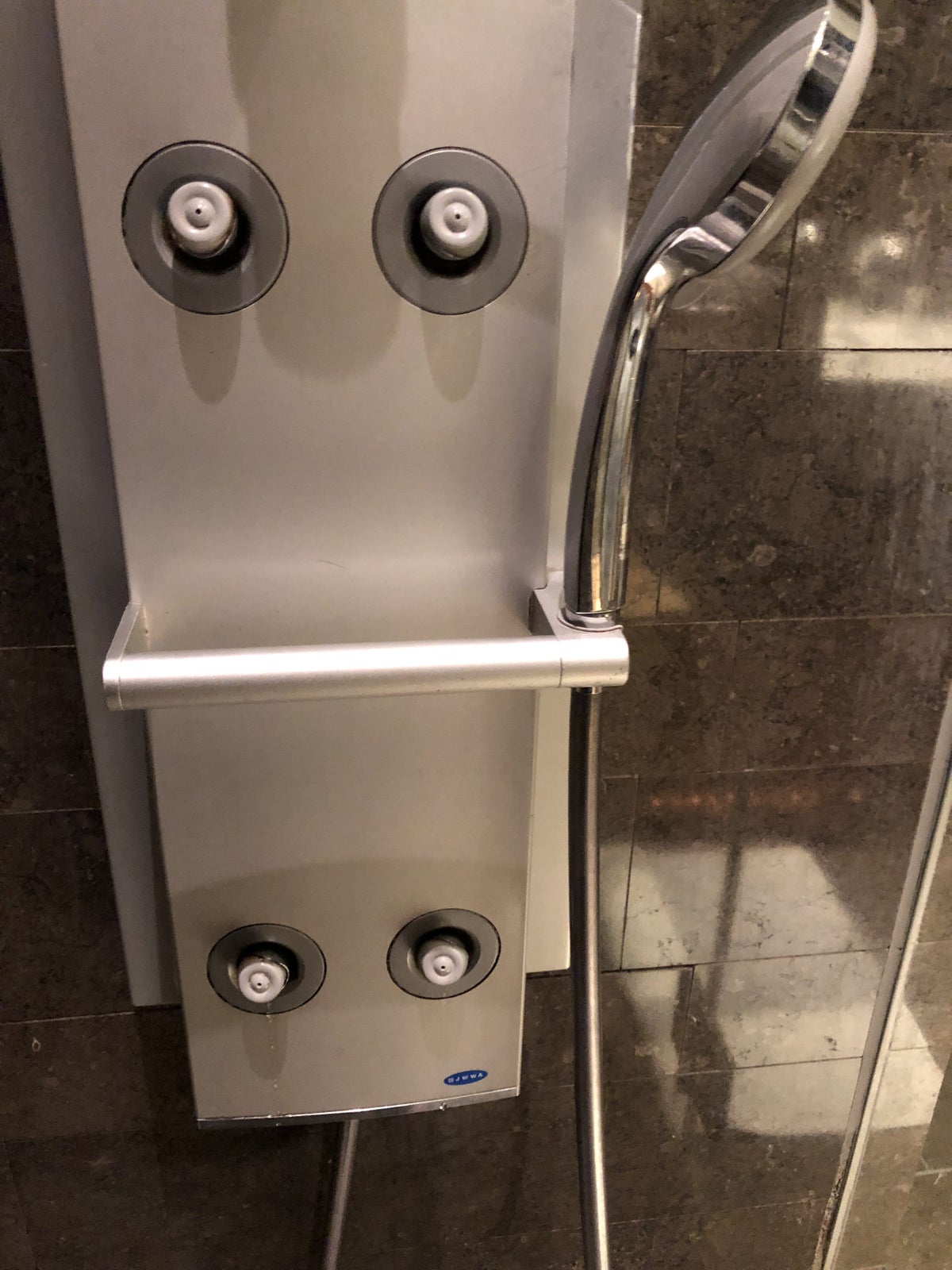Japan Airlines First Class Lounge Shower Body Nozzles