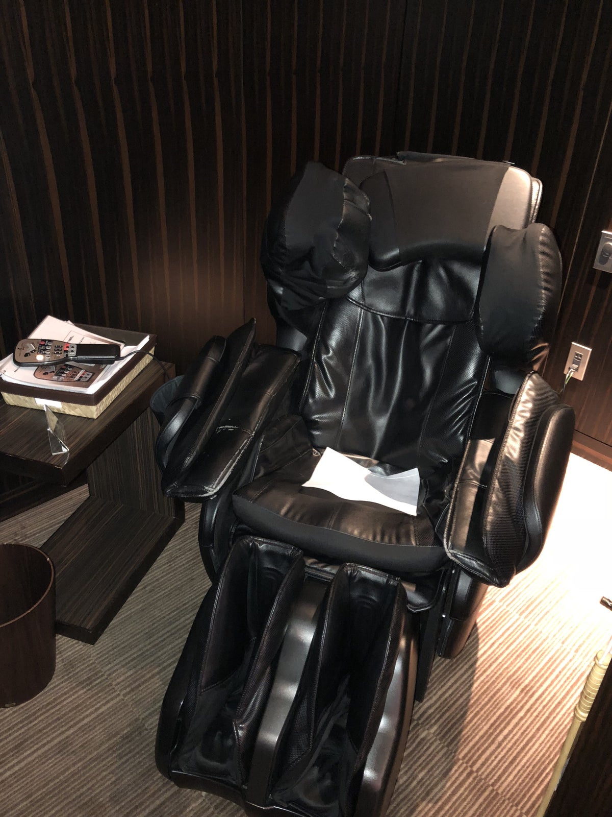 Japan Airlines 777 First Class Lounge Massage Chairs
