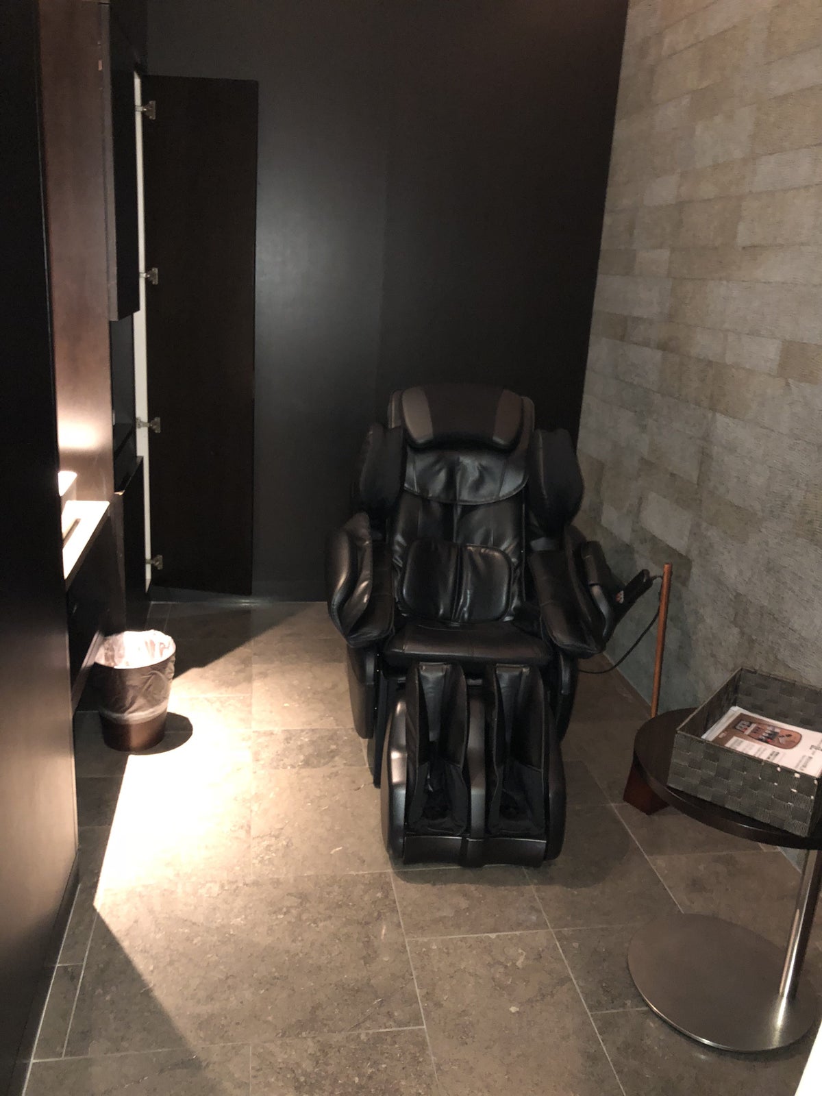 Japan Airlines First Class Lounge Massage Chair Room