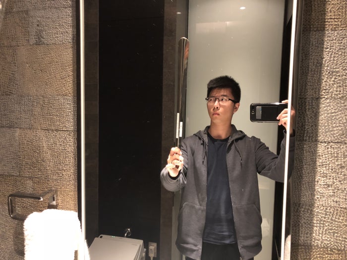 Japan Airlines First Class Lounge Shower Suite Steel Shoehorn