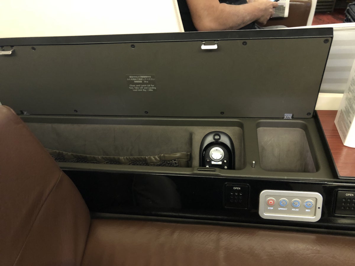 Japan Airlines 777 First Class Main Storage Compartment 2