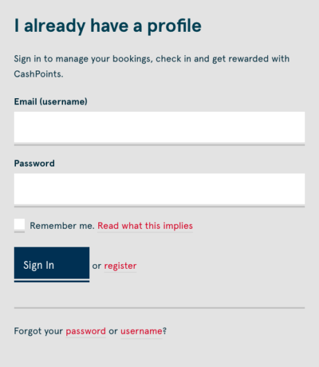 norwegian air login page