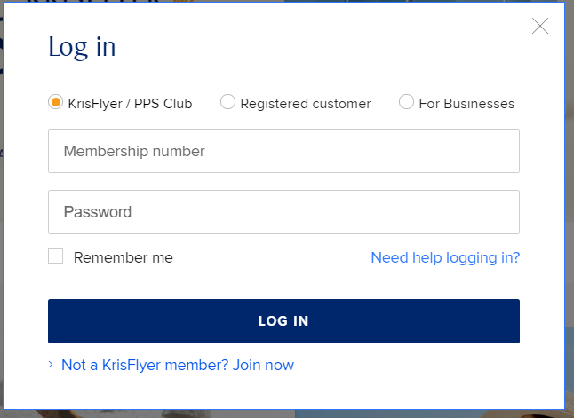 Singapore Airlines KrisFlyer Spree Shopping Portal Login Singapore Airlines KrisFlyer Spree Shopping Portal Login