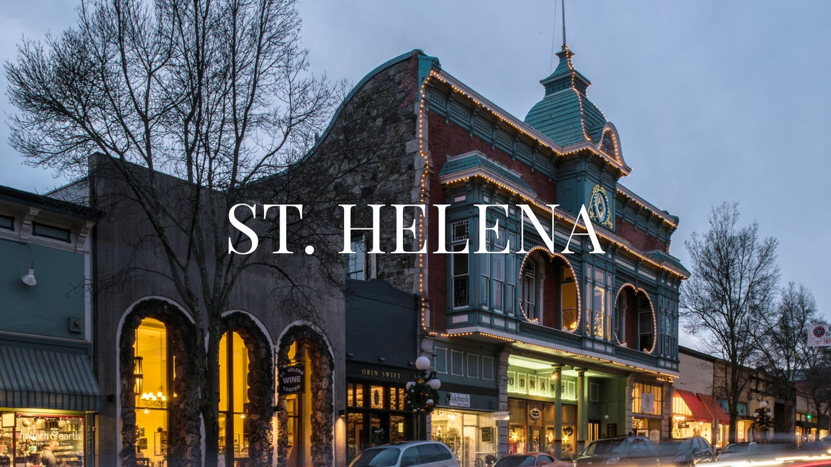 St Helena Napa Valley