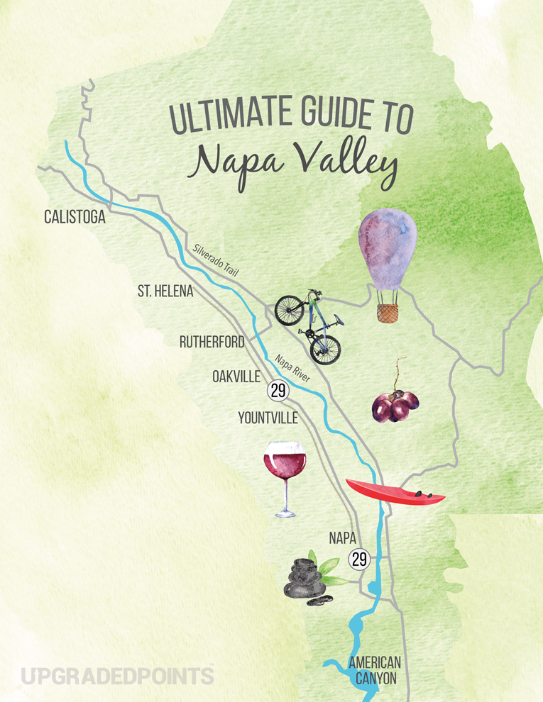 Napa Valley California Map The Ultimate Guide To Enjoying Napa Valley, California [+ Map]