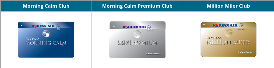 Korean Air Elite Member Status