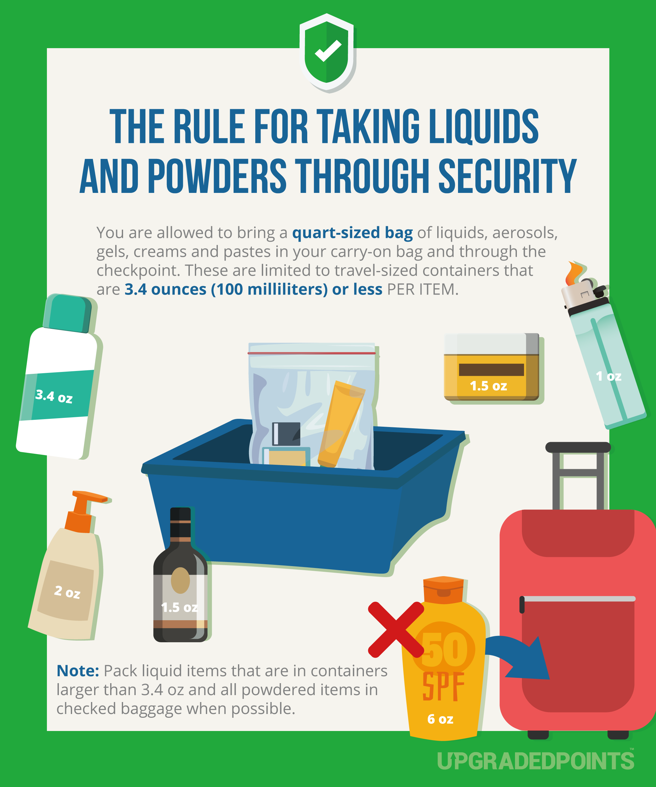 tsa restrictions for carry on items