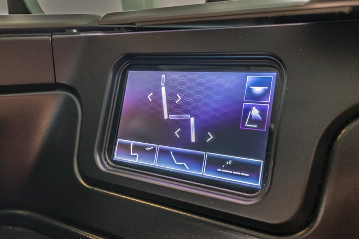 Virgin Australia 777 the business Touch Screen