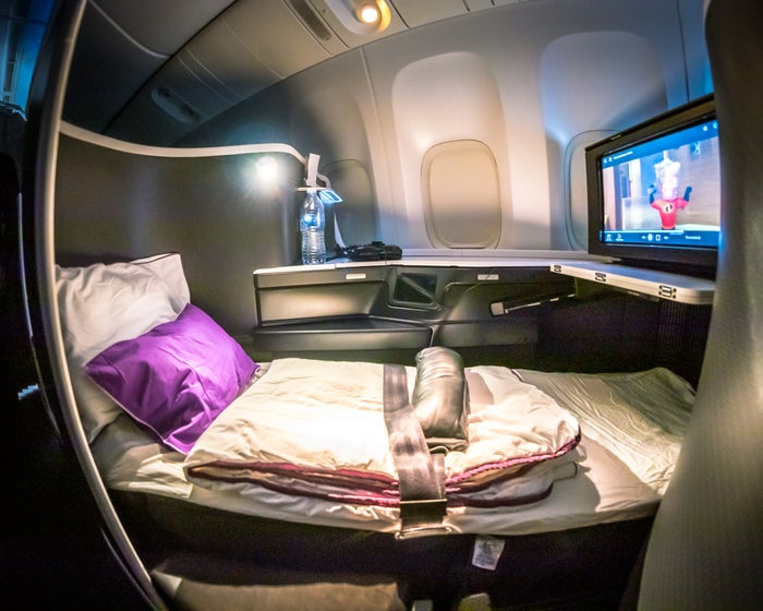 Virgin Australia 777 the business Turndown Service