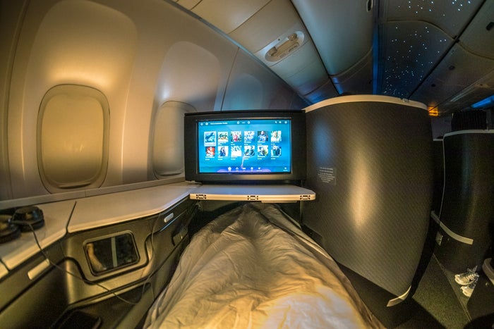Virgin Australia 777 the business Turndown Service