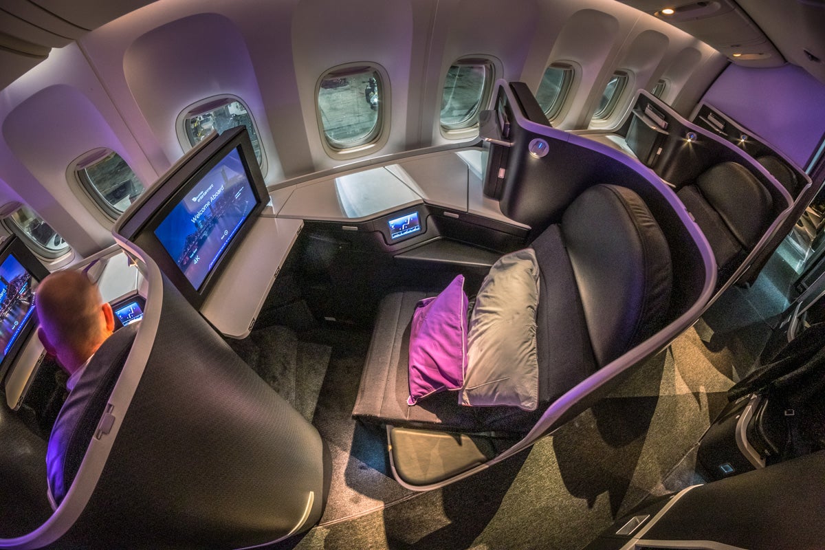 Virgin Australia 777 the business Seat