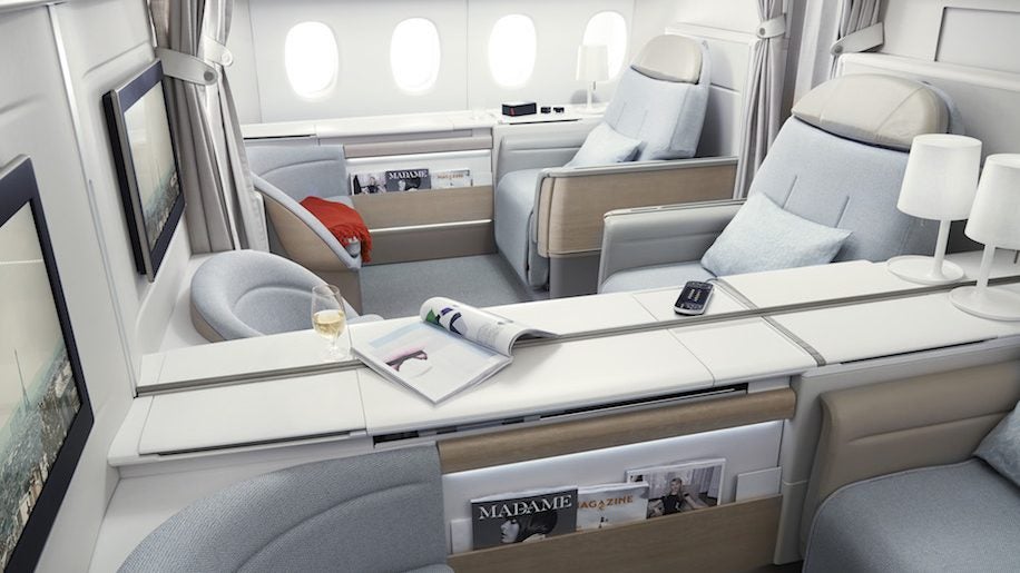 air france 777 business class sfo to paris