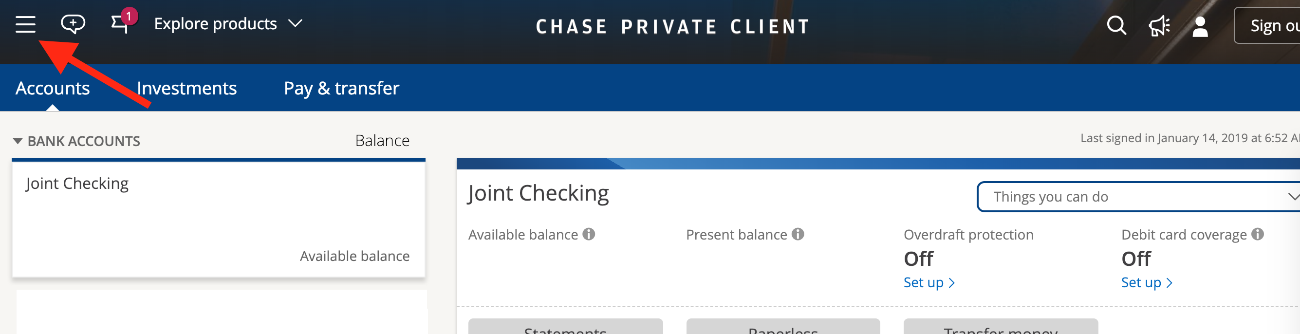 chase online applications