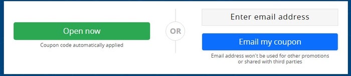 Chase account coupon