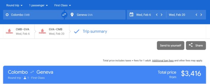 EK New F Cheap Fare