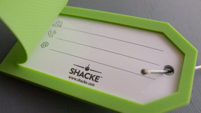 Easy to read luggage tag