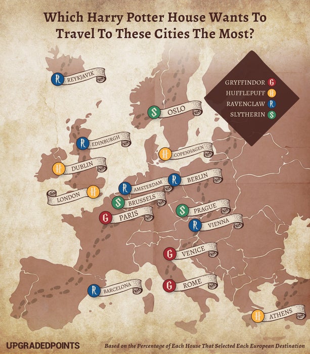 Harry Potter - Map of Europe