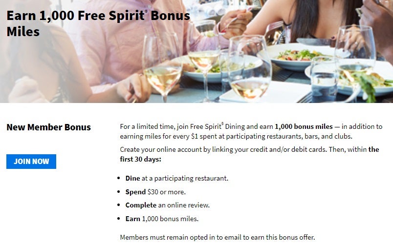 Search Results Free Spirit Dining bonus offer