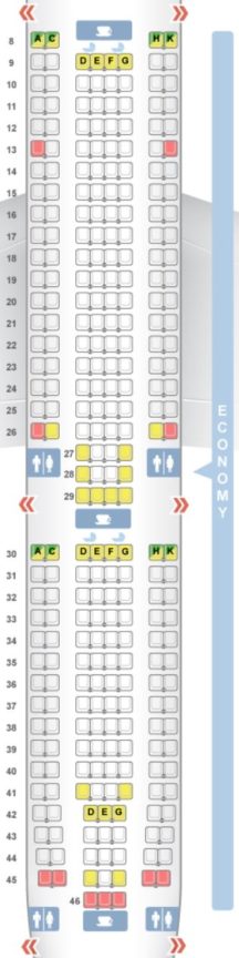 aer lingus flight 124 seat map