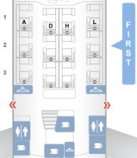 Air China 747-8 First Class Seat Map