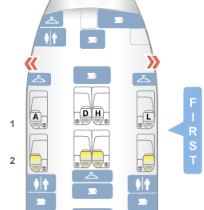 Air China 777-300ER First Class Seat Map