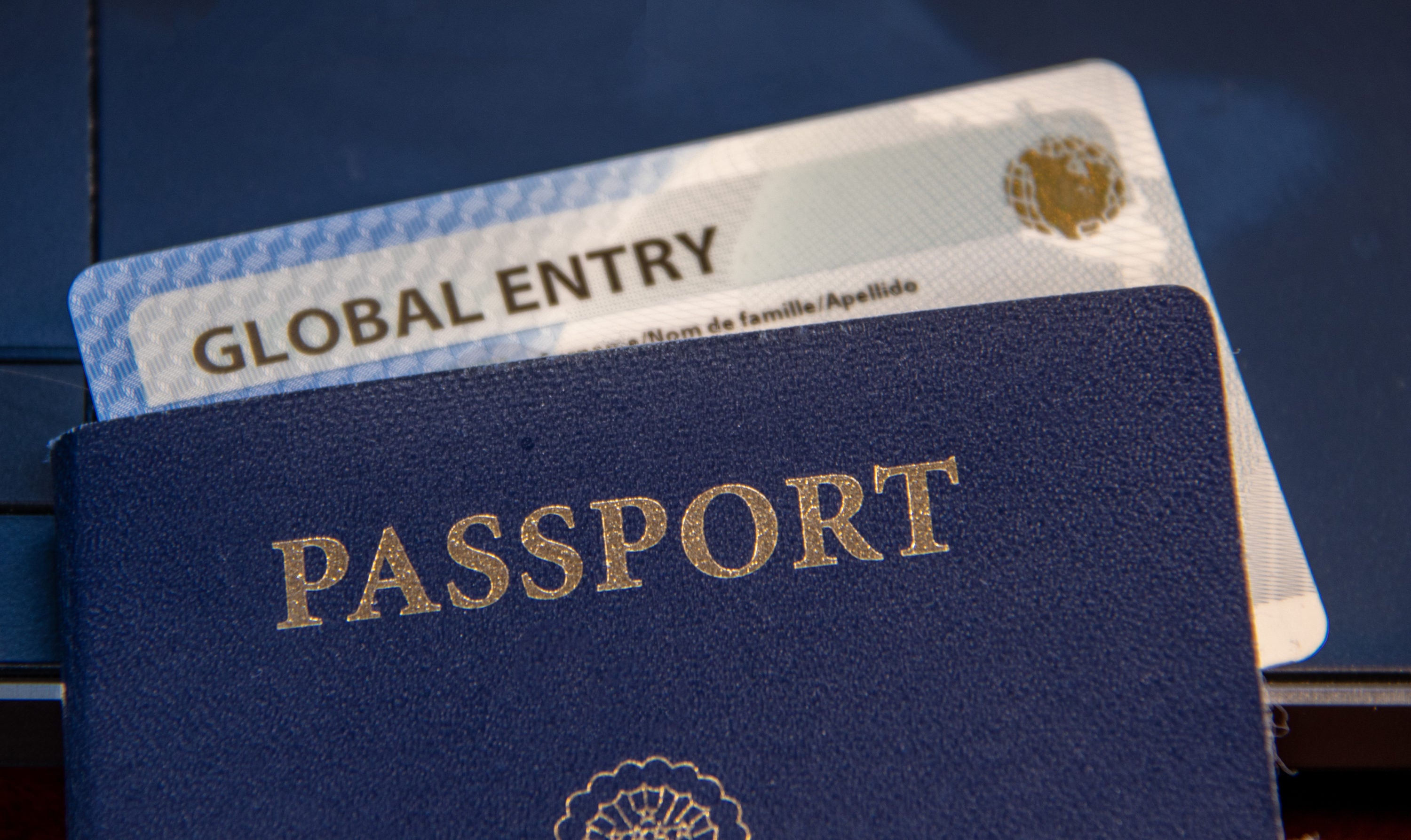 Global Entry card and passport
