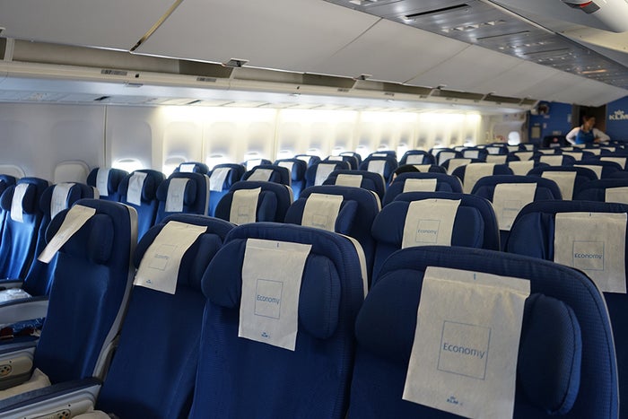 KLM 747 Economy KLM 747 Economy