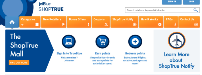 ShopTrue by JetBlue