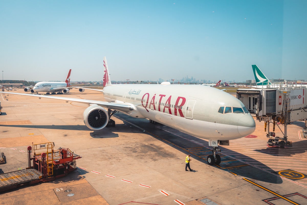 Qatar Airways Boeing 777 Qsuite Business Class A7-BEN