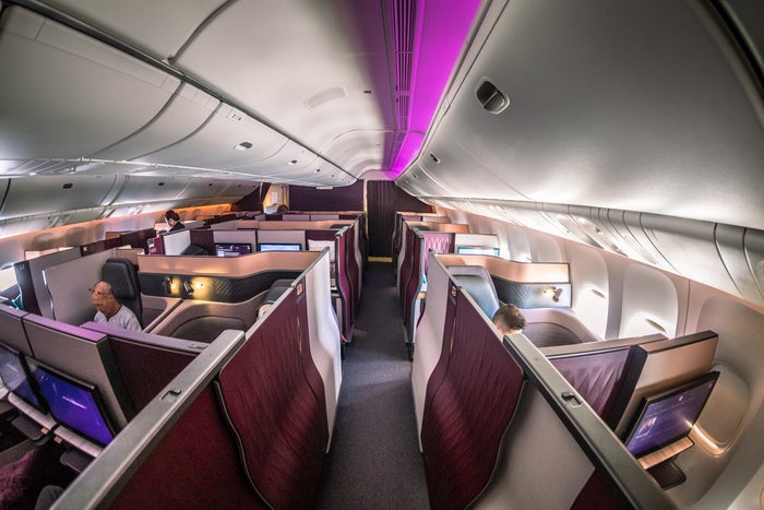 Qatar Airways Boeing 777 Qsuite Business Class