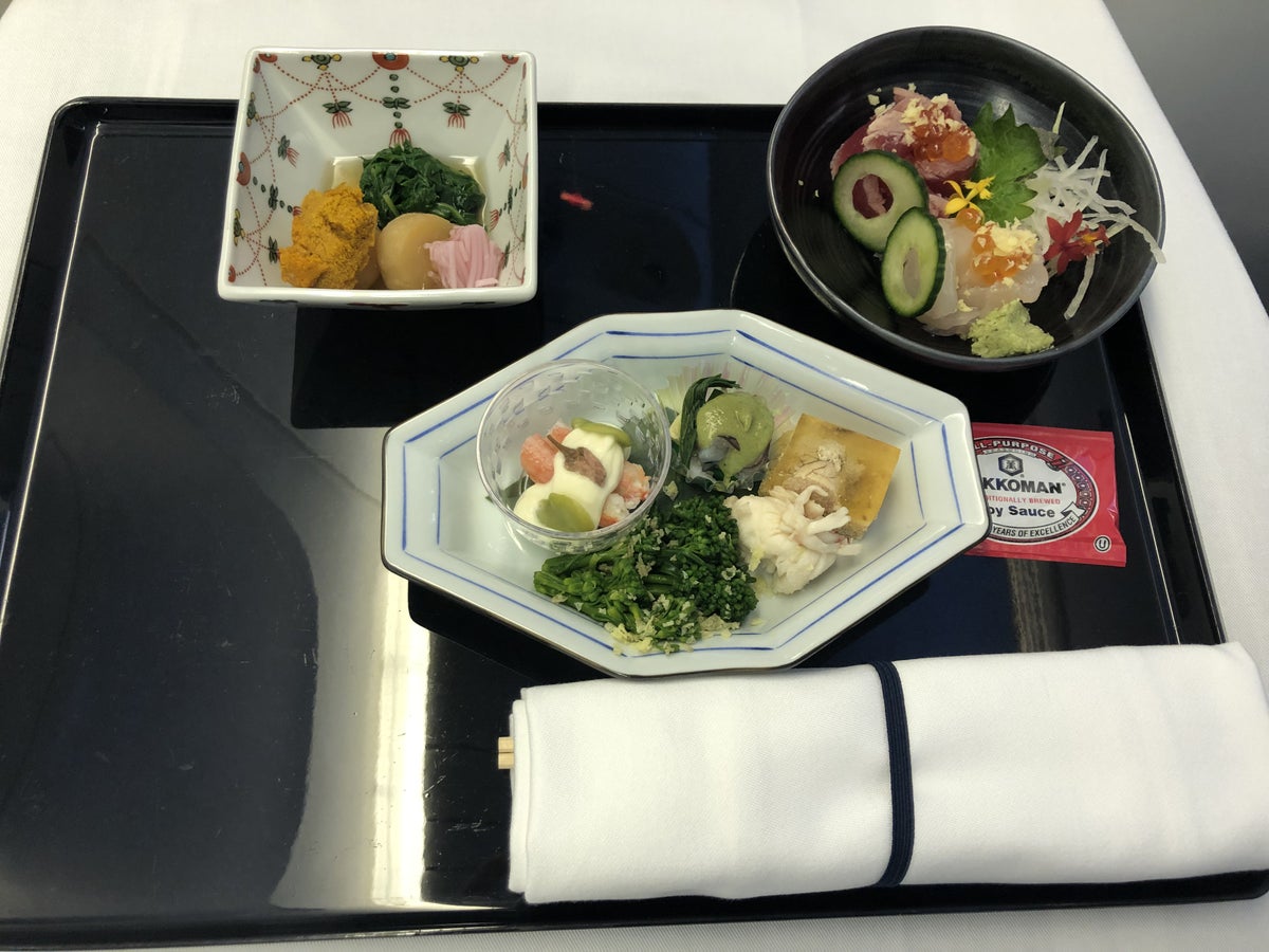 ANA Business Class Zensai Washoku Appetizers