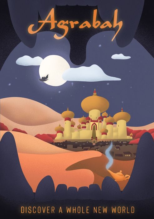Aladdin - Agrabah Poster 