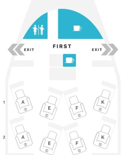 British Airways 787-9 First Class Seat Map