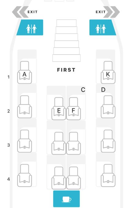 British Airways A380 First Class Seat Map