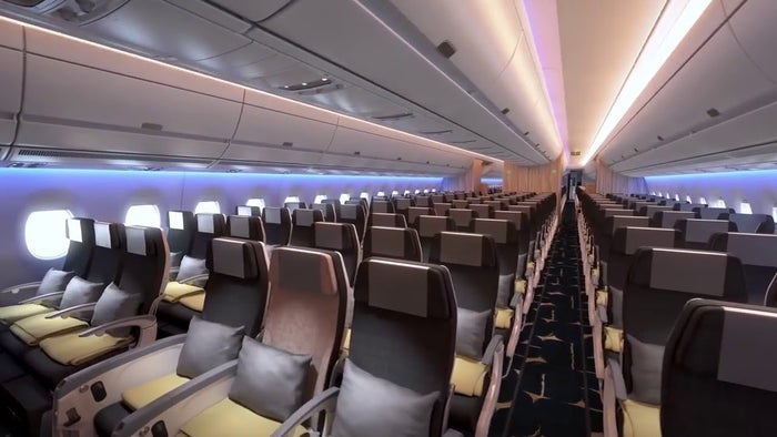 China Airlines A350-900 economy