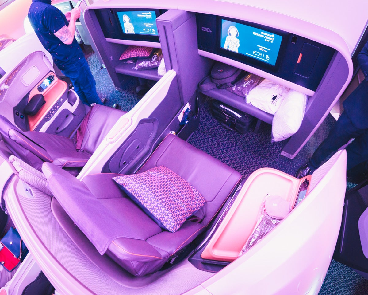 Singapore Airlines Airbus New A380 Business Class Seat
