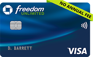 Chase Freedom unlimited lyrish card