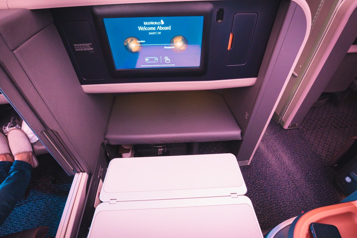 Singapore Airlines Airbus New A380 Business Class