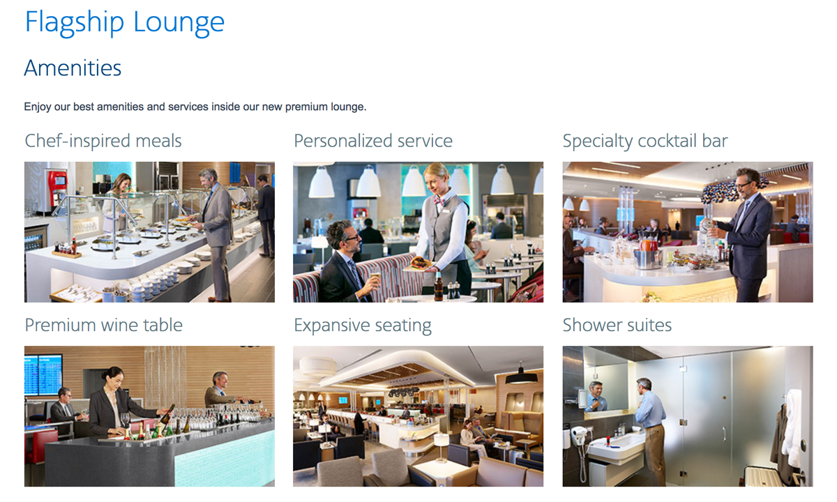 American Airlines Flagship Lounge Amenities