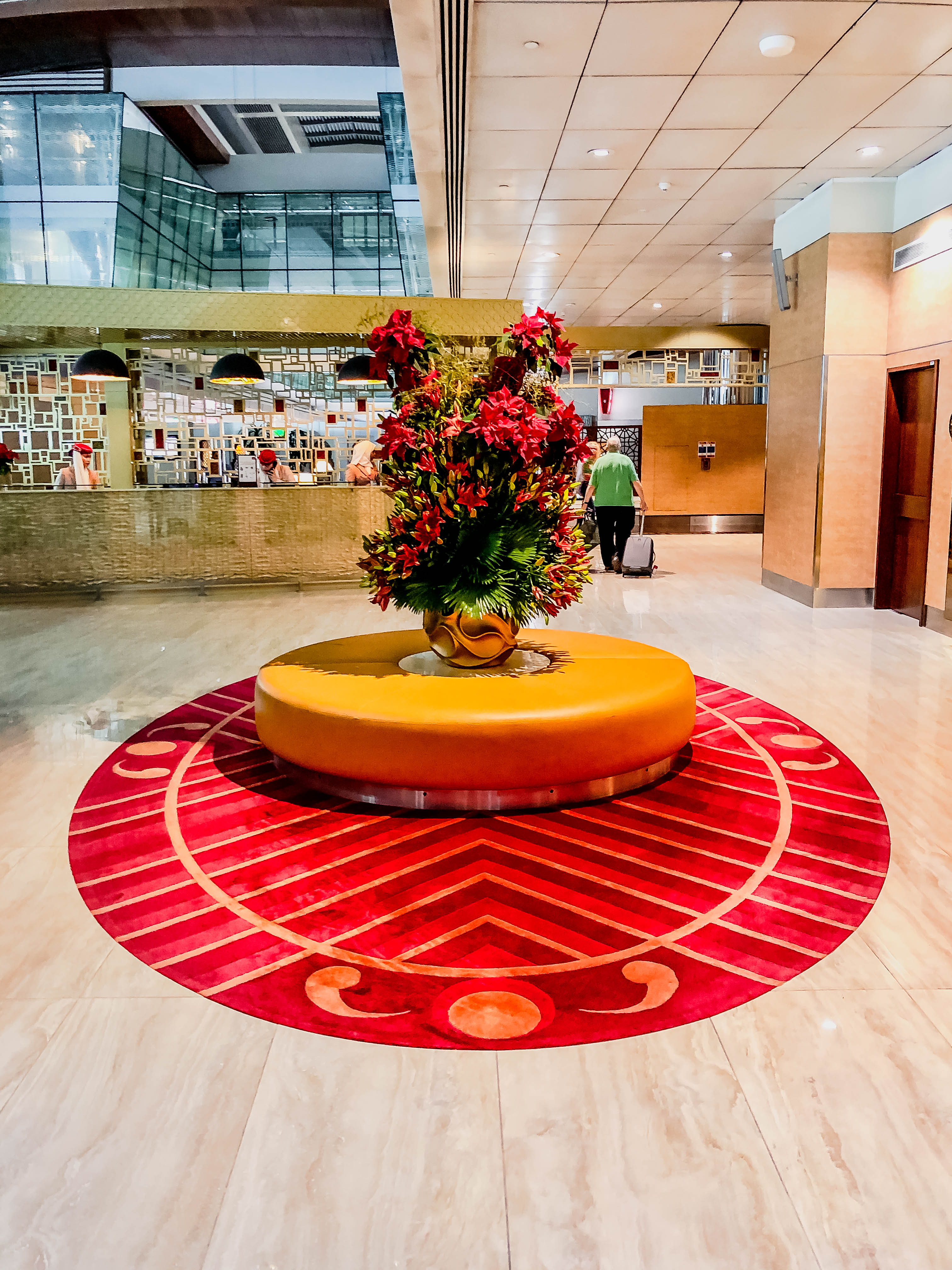 Emirates First Class Lounge Entrance