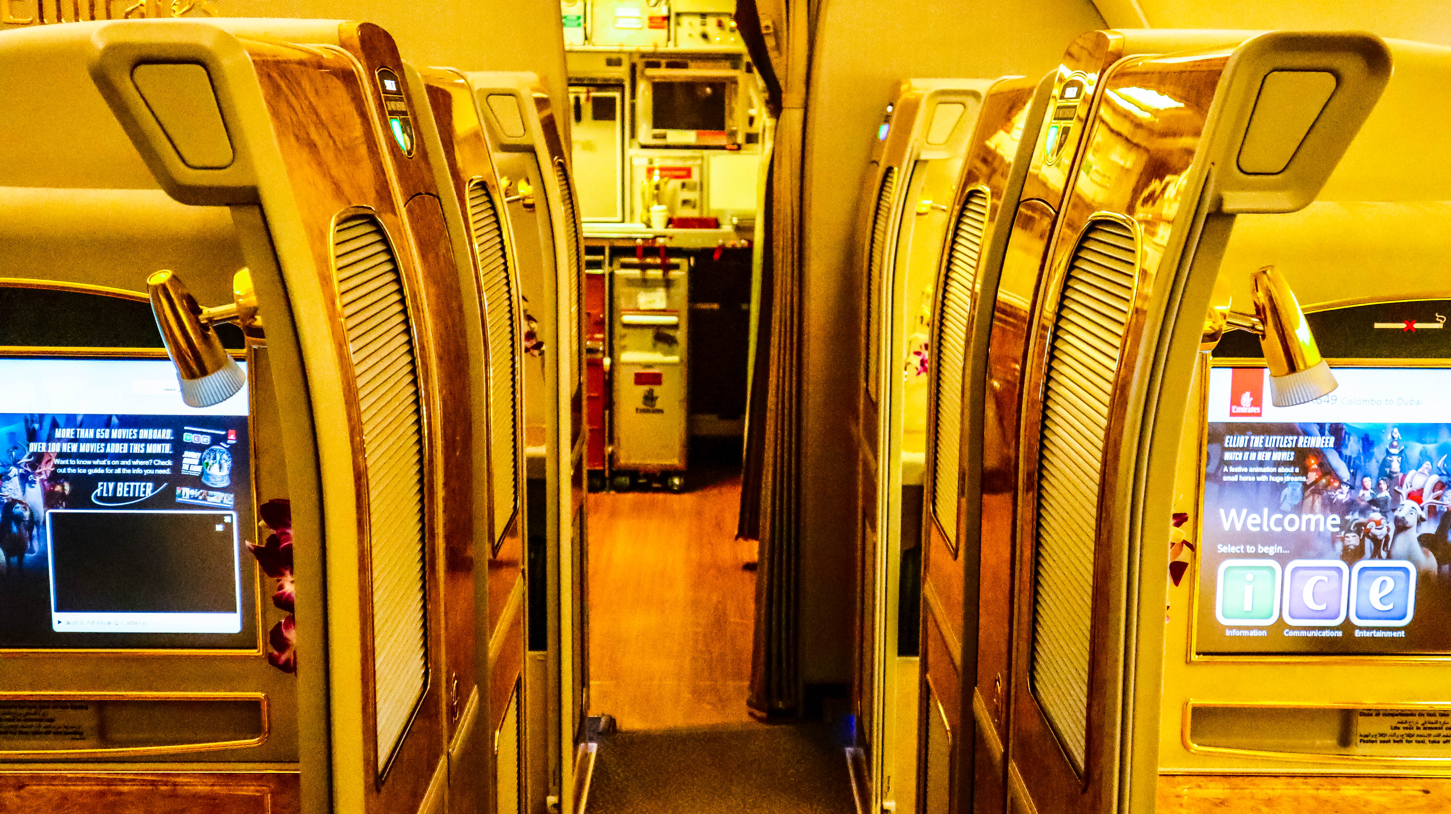 Emirates Old First Class Cabin